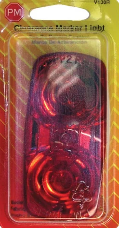 Peterson Red Rectangular Clearance/Side Marker Light