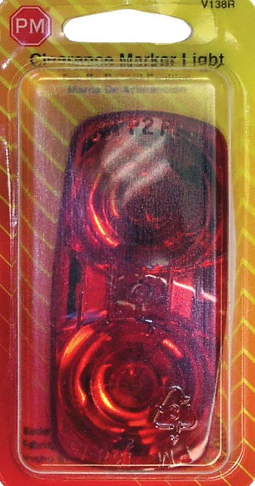 Peterson Red Rectangular Clearance/Side Marker Light