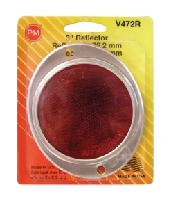 Peterson Red Round Reflector 1 pk