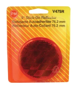 Peterson Red Round Reflector 1 pk