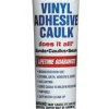 Phenoseal Clear Vinyl All Purpose Adhesive Caulk 5.5 oz