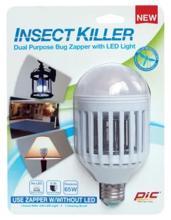 PIC Indoor and Outdoor Electric Insect Killer Replacement Bulb 855 sq. ft. (Pack of 3)