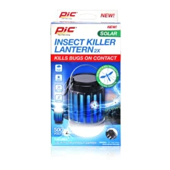PIC Solar Indoor and Outdoor Mosquito Zapper and Lantern
