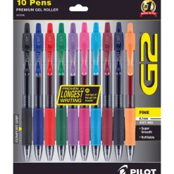 Pilot G2 Assorted Retractable Gel Pen 10 pk (Pack of 6)