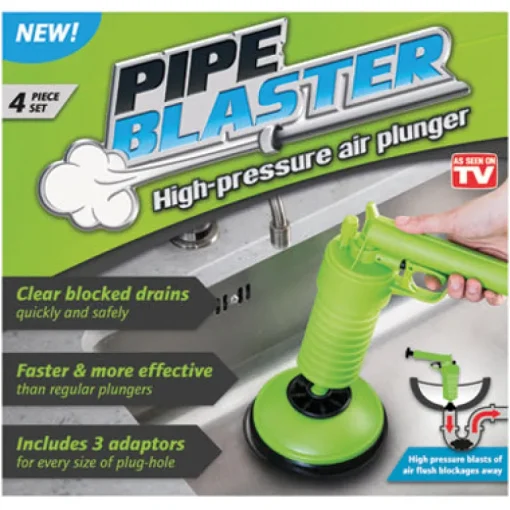 Pipe Blaster As Seen On TV High Pressure Air Plunger (4 pcs)