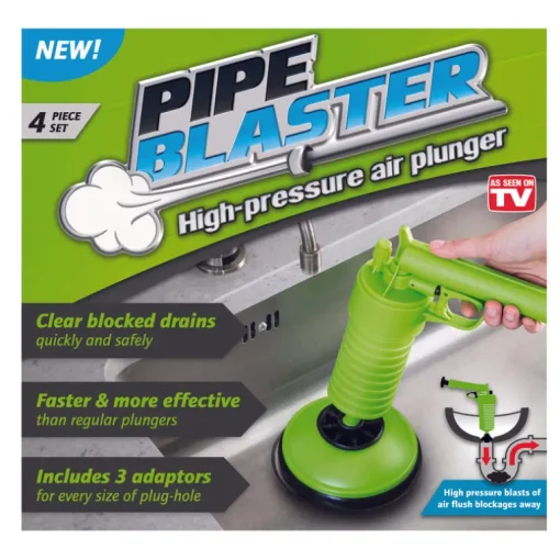Pipe Blaster As Seen On TV High Pressure Air Plunger (4 pcs)