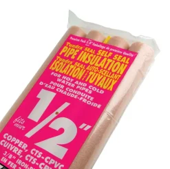 PIPE INSULATION 1/2" 4PK