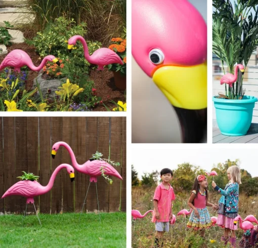 2-Pk. Pink Flamingos