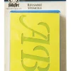 Plaid FolkArt 2 in. Card Stock Letters Stencil 48 pk (Pack of 3)