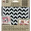 Plaid FolkArt Chevron Paste Stencil (Pack of 3)