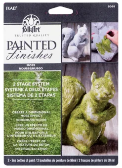 Plaid FolkArt Flat Moss Hobby Paint 4 oz