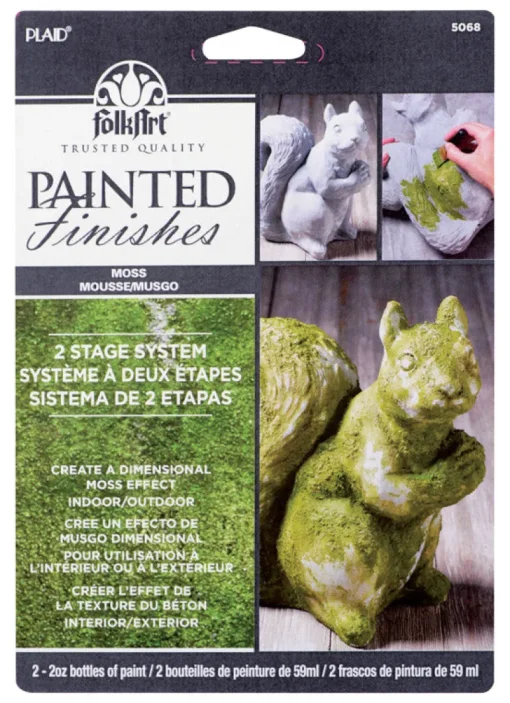 Plaid FolkArt Flat Moss Hobby Paint 4 oz