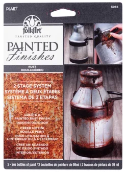Plaid FolkArt Flat Rust Hobby Paint 4 oz. (Pack of 3)