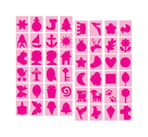 Plaid FolkArt Icons Paste Stencil (Pack of 3)