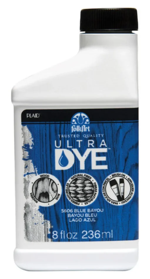 Plaid Folkart Satin Blue Bayou Hobby Paint 8 Oz.