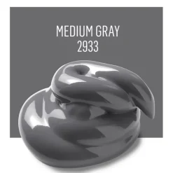 Plaid FolkArt Satin Medium Gray Hobby Paint 2 oz. (Pack of 3)