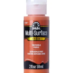Plaid FolkArt Satin Pueblo Hobby Paint 2 oz. (Pack of 3)