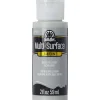 Plaid FolkArt Satin Steel Gray Hobby Paint 2 oz. (Pack of 3)