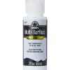 Plaid FolkArt Satin Titanium White Hobby Paint 2 oz. (Pack of 3)