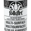 Plaid FolkArt Satin Wicker White Hobby Paint 2 oz. (Pack of 3)