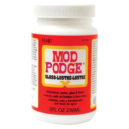 Plaid Mod Podge Gloss White Decoupage 8 Oz.