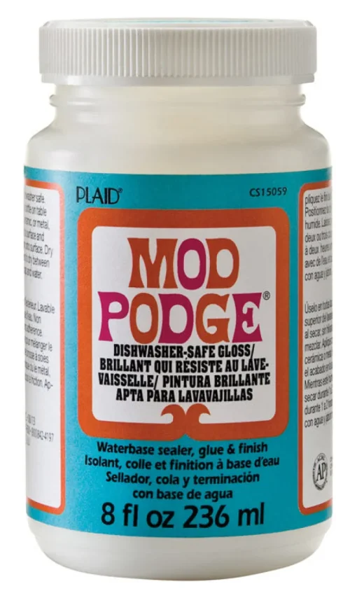 Plaid Mod Podge High Strength Glue Decoupage 8 oz. (Pack of 3)