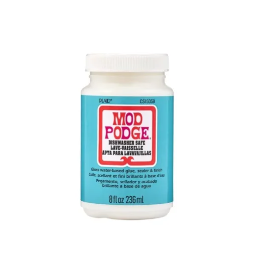 Plaid Mod Podge High Strength Glue Decoupage 8 oz. (Pack of 3)