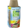 Plantation Products Brown Round Peat Pot 3 H x 3 W x 3 Dia. in.