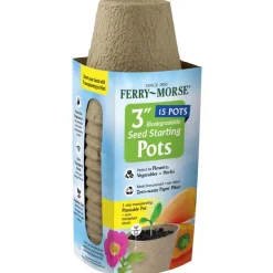 Plantation Products Brown Round Peat Pot 3 H x 3 W x 3 Dia. in.