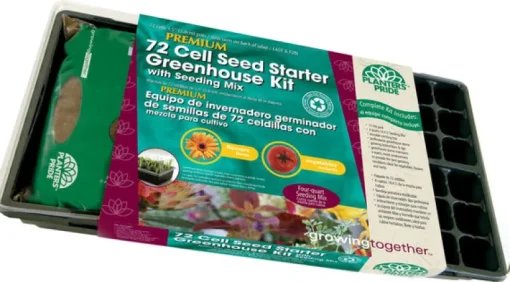 Planters Pride 3452 72 Cell Seed Starter Greenhouse Kit