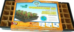 Planters Pride 3448 50 Fiber Grow Pot Greenhouse Starter Kit