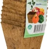 Planters Pride 3289 3 Square Fiber Grow Coconut Coir Plantable Pots 8 Count