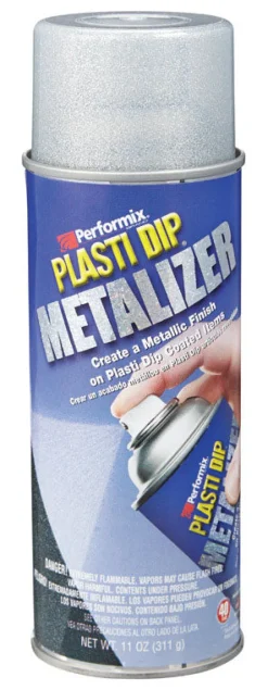 Plasti Dip Metalizer Satin Bright Aluminum Specialty Metallic Spray 11 oz