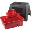 PLASTIC STEP STOOL RED