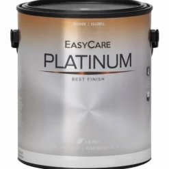 Platinum Interior Paint & Primer In One, Pure White Pastel Base, Eggshell, 1-Gallon (Pack of 4)