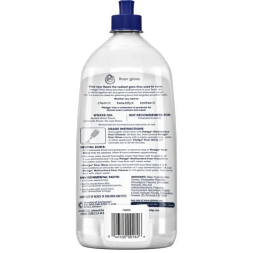 Pledge Acrylic Liquid Shine Floor Finish 27 oz. for Multi-Surface