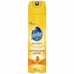 Pledge Orange Scent Furniture Polish 9.7 oz. Spray (Pack of 6).