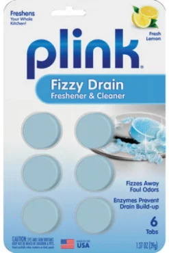 Plink Tablet Drain Freshener and Cleaner 6 oz. (Pack of 12)