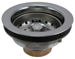 Plumb Pak 3 1/2 in. Chrome Brass Sink Strainer