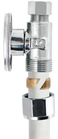 Plumb Pak 1/2 in. Compression in. Compression Brass Straight Valve