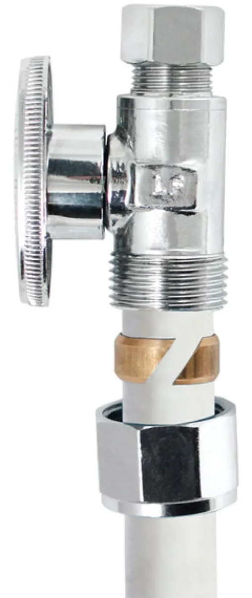 Plumb Pak 1/2 in. Compression in. Compression Brass Straight Valve