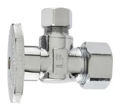 Plumb Pak 5/8 in. Compression in. X 3/8 in. Compression Brass Angle Valve
