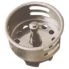Plumb Pak 1-1/2 in. D Chrome-Plated Silver Stainless Steel Sink Strainer