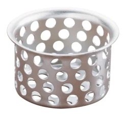 Plumb Pak 1-1/2 in. D Natural Gray Stainless Steel Sink Strainer