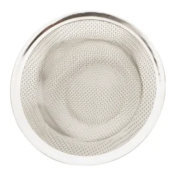 Plumb Pak 3-1/2 in. D Natural Gray Stainless Steel Mesh Strainer