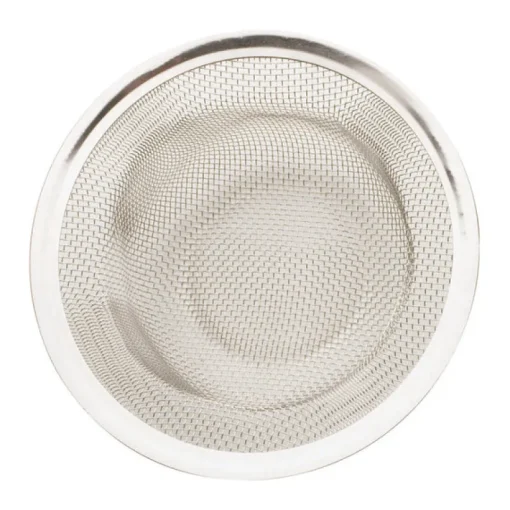 Plumb Pak 3-1/2 in. D Natural Gray Stainless Steel Mesh Strainer