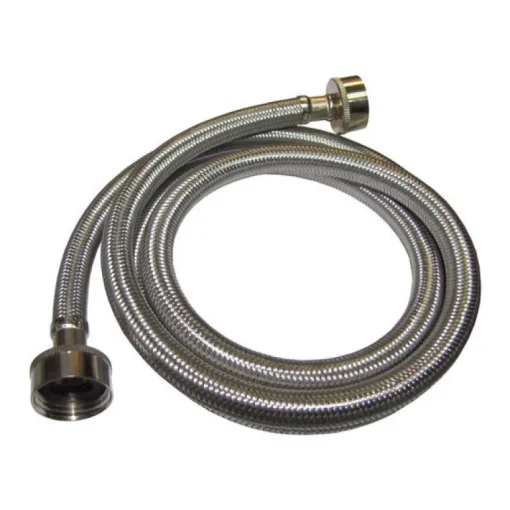 Plumb Pak 3/4 in. FHT X 3/4 in. D FHT 5 ft. Stainless Steel Washing Machine Hose