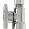 Plumb Pak 1/2 in. FIP in. X 3/8 in. Compression Brass Straight Valve