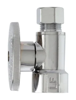 Plumb Pak 1/2 in. FIP in. X 3/8 in. Compression Brass Straight Valve