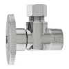 Plumb Pak 3/8 in. FIP in. X 3/8 in. Compression Brass Angle Valve